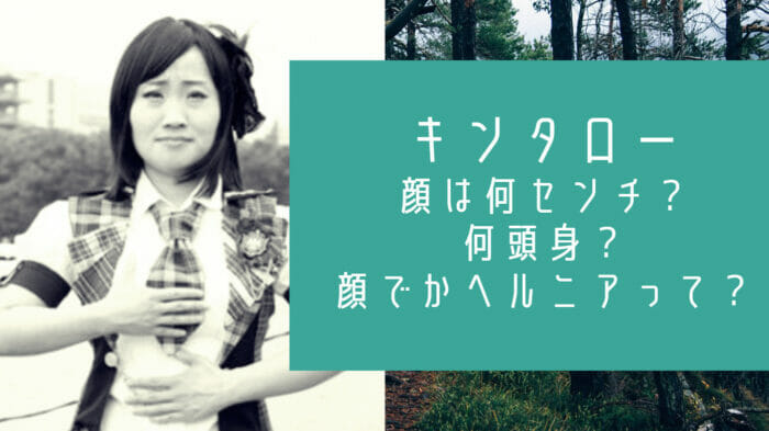 キンタローの顔の大きさは何センチで何頭身 顔でかすぎてヘルニアに お笑い芸能headline