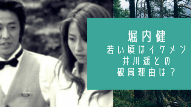 堀内健の若い頃はイケメン 井川遥と交際 破局理由はプロレス技のかけ過ぎ お笑い芸能headline