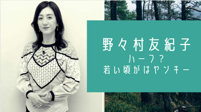 野々村友紀子ハーフ若い頃